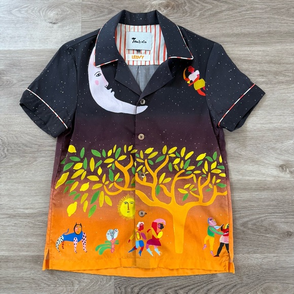 Ana Leovy x Tombolo 'Dusk' Cabana Terry Cloth Shirt Size XXS (Limited 98 of 250) - Picture 1 of 10
